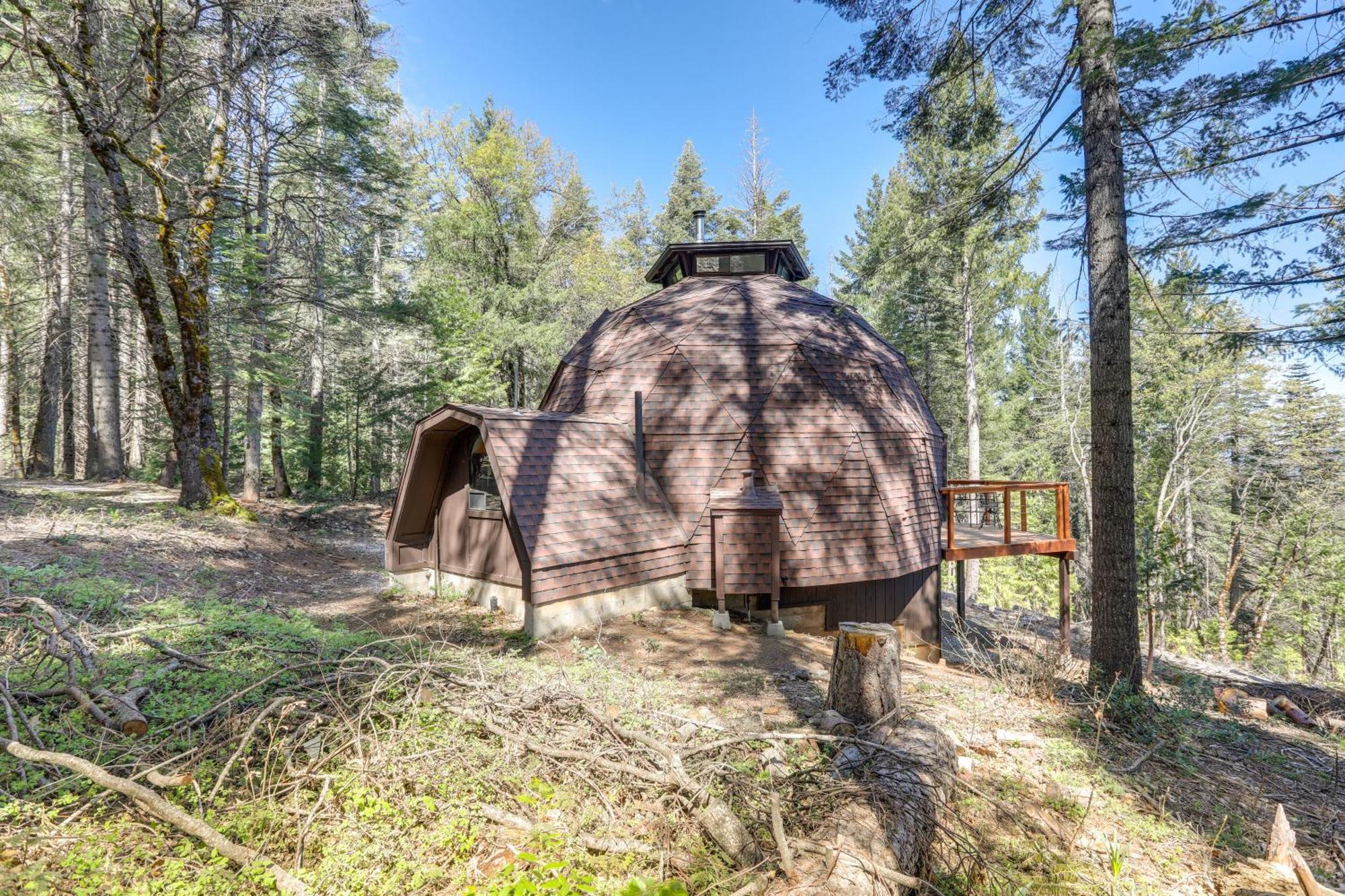 Off-Grid Nevada City Geodesic Dome House With Views! Exterior photo