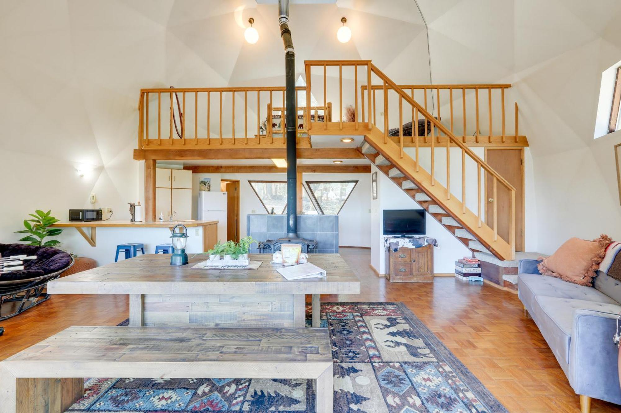 Off-Grid Nevada City Geodesic Dome House With Views! Exterior photo