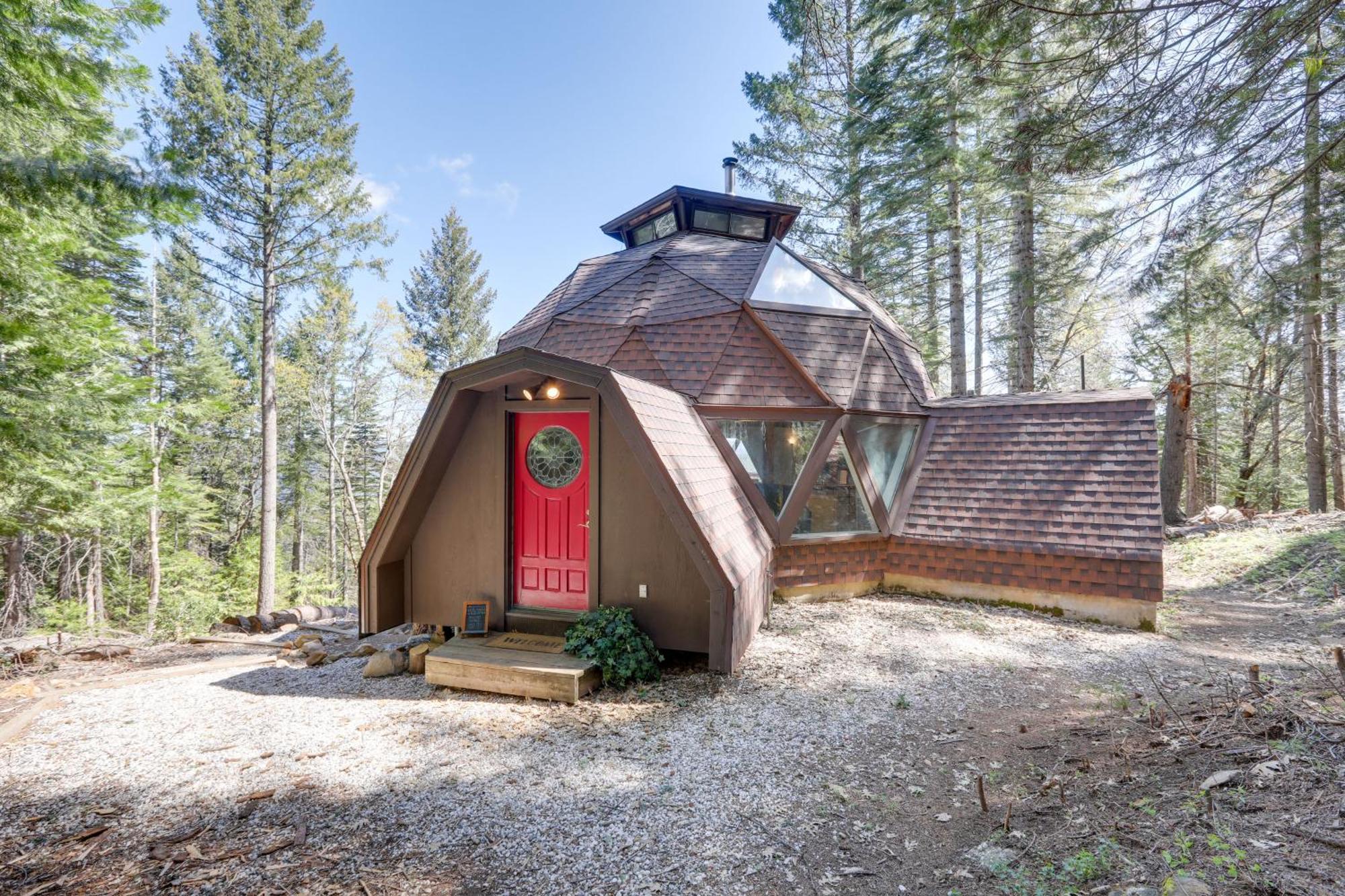 Off-Grid Nevada City Geodesic Dome House With Views! Exterior photo